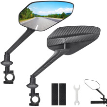 Držiak na riadidlá zrkadla na bicykel, 2 kusy, nastaviteľný o 360