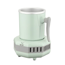 110V Portable Mini Refrigerator Cup - Electric Quick Cooling Beverage Chiller for,, Juice & Coffee, Desktop Drink Cooler for Home/Office/Travel