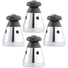 Pressure Cooker Safety Valves, Universal Stainless Steel Jigger Replacement,, 4 Pieces