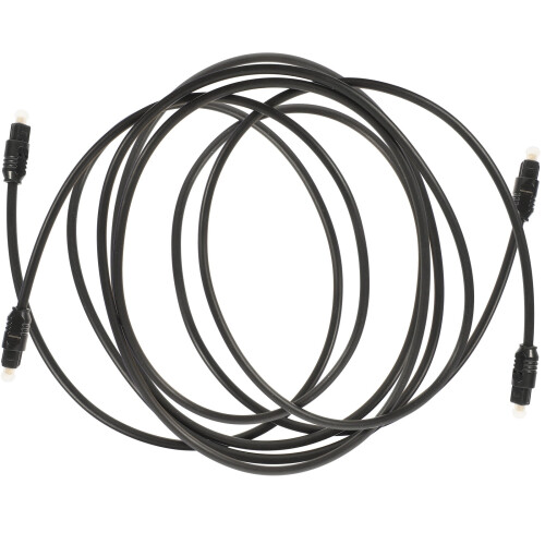 Optisches Audiokabel Schwarz 2er-Pack