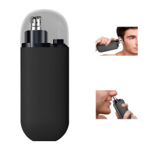 Portable Nose Hair Trimmer, 7000 RPM, Waterproof & Type-C Rechargeable, with Dust Cap – Compatible with All Users