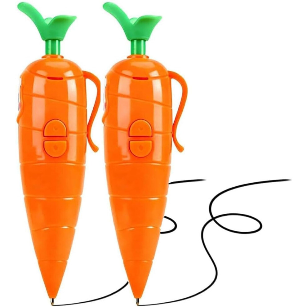 Carrot Voice Recorder Pen - Cute Recording Device & Functional Ballpoint Pen, Fun Creative Gift For Children, Students And Teachers 9482726816379