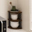 Λεπτή βιβλιοθήκη 4 επιπέδων, FSC Wood, 23,6"Π x 11,6"Β 2