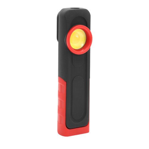 Luz de trabalho LED COB com base magnética e gancho giratório 1