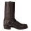 Cowboy Boots for Men Square Toe Pull on Western Boot Leather Mid Calf Casual Work Boots 2