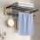 Γκρι βαμβακερές πετσέτες χεριών 73x35cm 5 τεμάχια 4