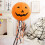 Orangefarbene LED-Papierlaternen mit Drahtgestell 4