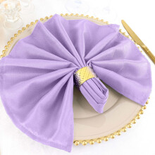 BalsaCircle 20 Pieces 20" Lavender Polyester Napkins Wedding Kitchen
