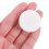 4 Pcs Basin Overflow Hole Plug 3.10X2.40X1.40CM White 5