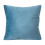 Coussin lombaire en polyester bleu 45 x 45 cm 2