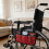 Wheelchair Side Bag with Cup Holder for Walker Rollator 5