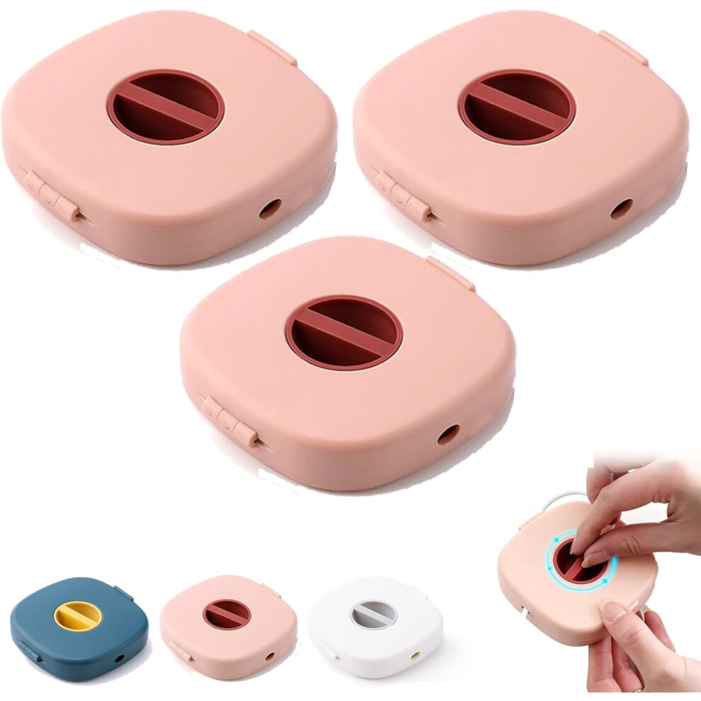 2-In-1 Cable Winder & Phone Stand, Rotating Organizer For Charging Cables, Earphones, Usb Wires (3Pcs), Compatible With All Devices 9479868239319