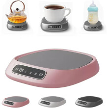 Smart Touch Coffee Cup Warmer – Heats coffee, tea, cocoa; ideal for office/desk use. Compatible with standard mugs.