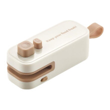 Mini scelleuse de sacs avec cutter et aimant, rechargeable par USB-C