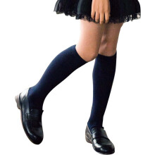 3 Pack Kids Girls Unisex Soft Knee High School Uniform Dress Socks Seamless Toe Black White Navy Blue Burgundy