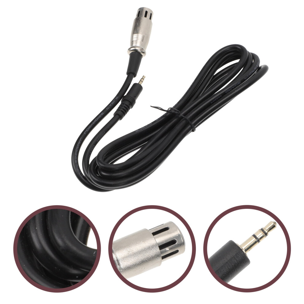 Homoyoyo Pvc Copper Audio Microphone Cable With Anti-Interference For Home And Studio Use Black 9159805748363