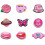 Multi-colored PVC Sports Cats Shoe Charms 6