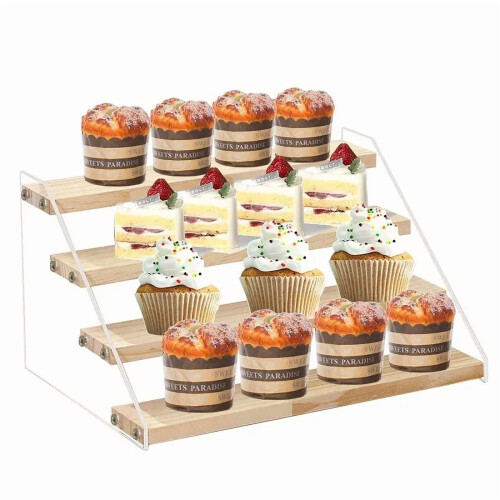 Akryl displayhylla för actionfigurer 2-7 lager 2