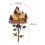 Birdhouse Pole Mount Bracket, Ceramic Nesting Eggs, Compatible with My Texas Natural Birdhouse 3