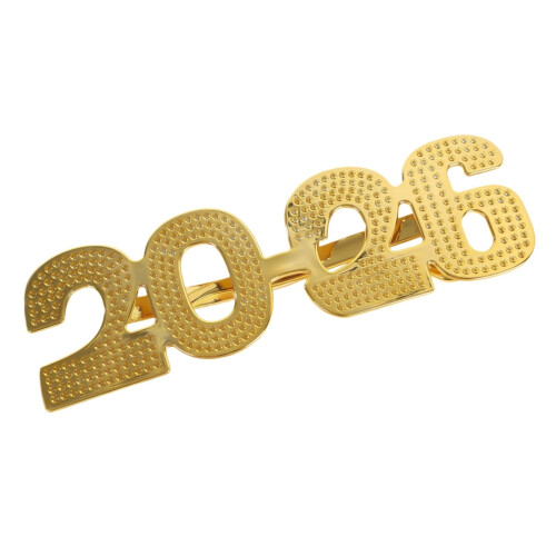 Πρωτοχρονιάτικα γυαλιά 2026 – 1 τεμάχιο πολύχρωμα 2026 γυαλιά ηλίου – Στηρίγματα 2