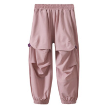 Boys Solid Color Jogger Pants Lightweight Loose Fit Breathable Cargo Pants Spring Summer Casual Trousers for Kids(Pink,14-15 Years)