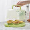 Round Cake Storage Container with Handle & Inner Tray - 10" Cake Keeper for Refrigerator & Countertop 2