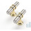 Brushed Nickel and Gold Cabinet Handles 20-Pc 1