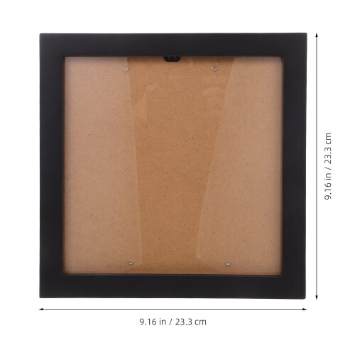Black Wooden CD Shadow Box Frame 23.3 cm 1