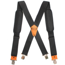Tool Belt Suspenders Work Belt Suspenders for Heavy Duty Work Movable shoulder Padded Suspenders for Tool Belt (Black),Christmas Gifts for Men