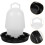 FRCOLOR Automatic Chicken Water Feeder Chick Water Container Dispenser Bucket 6