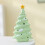 Ceramic Christmas Tree Ornament Green Mini House 1 pc 4