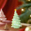 Ceramic Christmas Tree Ornament Green Mini House 1 pc 7