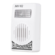 Wall-Mounted Battery-Free 70dB Ringer Amplifier, Compatible with 6P2C Landline Phones