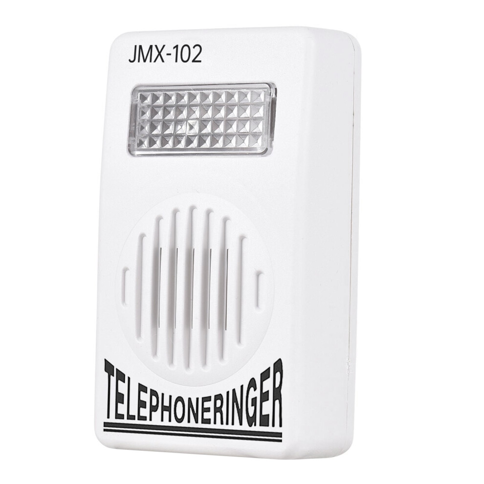 Light Wall-Mounted Battery-Free 70Db Ringer Amplifier, Compatible With 6P2c Landline Phones