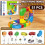Saker Electric Train Set with USB Rechargeable Engine and 6