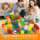 Saker Electric Train Set with USB Rechargeable Engine and 7