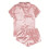 Dame Pyjamassæt Satin Casual Home Button Pyjamassæt Pink AS 4