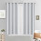 Thermal Insulated Window Curtain Valance Greyish White 52" 1