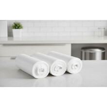 Sacs poubelle de 6 gallons, petits sacs Ă ordures, compatibles avec les poubelles de 5 Ă 6 gallons, sacs poubelle transparents, paquet de 75