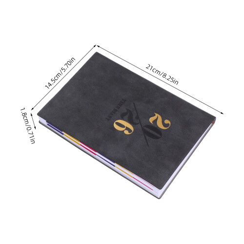 Tagesplaner Notizbuch Schwarz PU2026 1