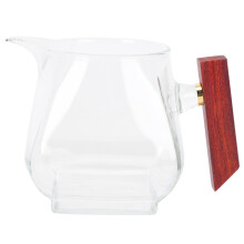Tedispenser i tre og glass, 1 stk.