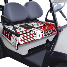 Housse de luxe en microfibre pour voiturette de golf 51 po x 31 po, serviette de protection de siège haut de gamme pour la plupart des bancs avant
