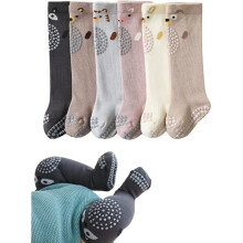 ZCToddlers knee-high non-slip socks for infants, pack of 6