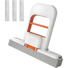 Mini foldable desktop mop with replaceable sponge