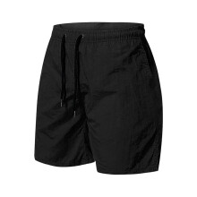 Men's Athletic Shorts, Quick-Dry Gym & Running Shorts, Cargo Hiking Shorts, Black 3XL, Compatible with Outdoor Sports