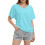 Γυναικεία Casual T-shirts με V λαιμόκοψη, κοντομάνικα, χαλαρή εφαρμογή, καλοκαιρινά, 2