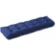 Almofada para banco de exterior 150x46x13 cm Azul Marinho