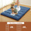 Ιαπωνικό στρώμα φουτόν Queen Size Navy Blue 3