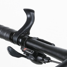 paar ergonomische duimvormige fietsstuuruiteinden, kunststof