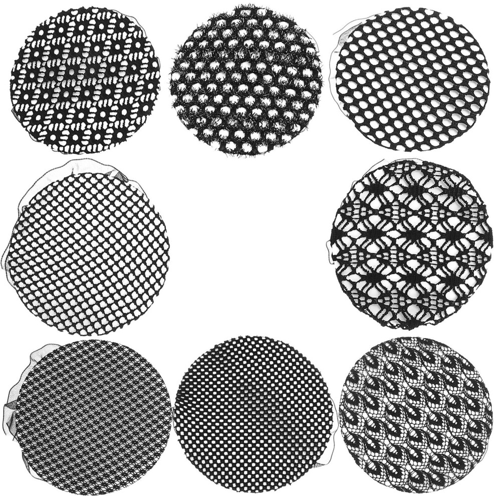Homoyoyo 8pcs Hair Nets For Buns Elastic Mesh Hair Covers For For Dance Cooking And Everyday Use Friends And Family